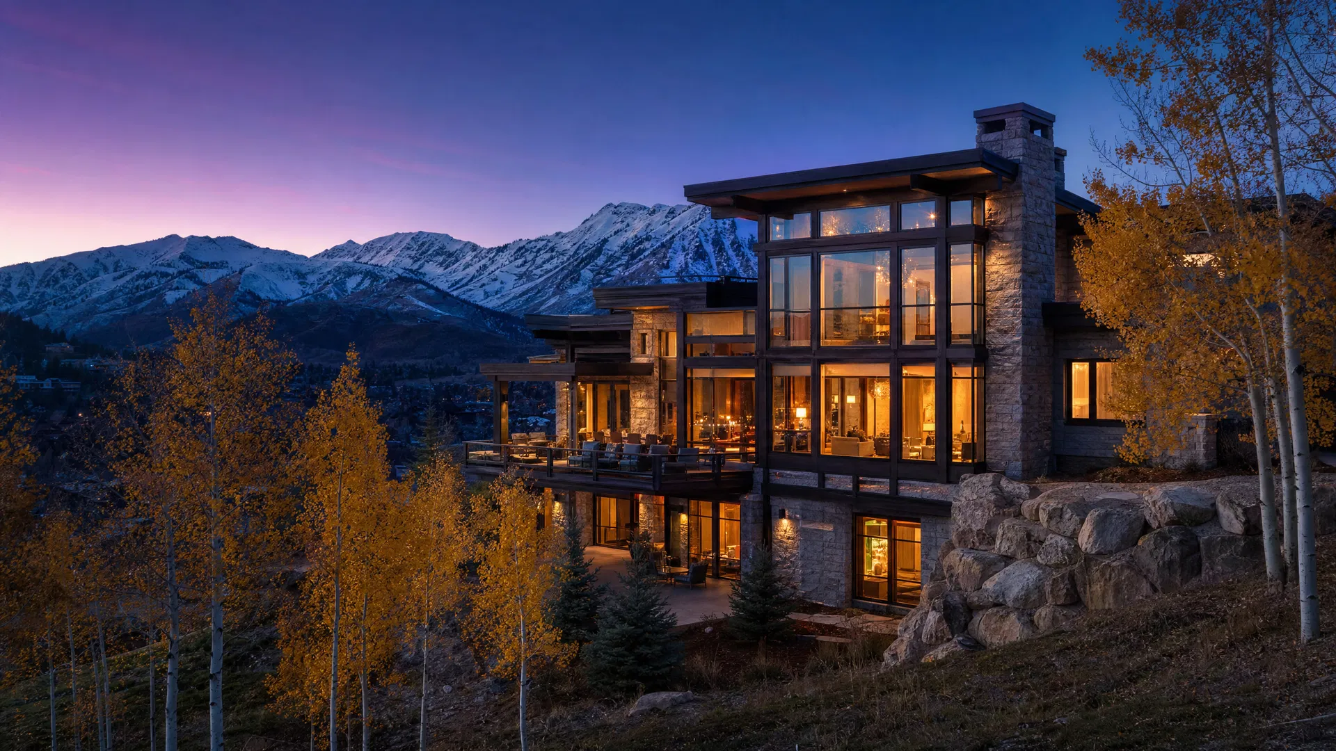 Luxury custom home in Park City mountain setting