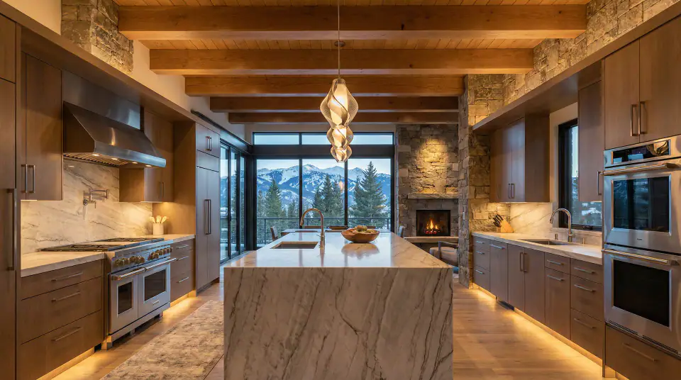 Luxury kitchen remodel in Park City home
